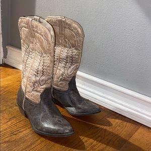 Coconuts Paisley Cowboy Boots